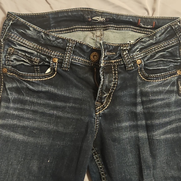 Silver Bootcut Jeans - Picture 3 of 4